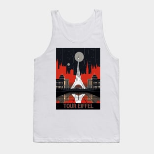 Timeless Elegance of the Eiffel Tower (Tour Eiffel) Tank Top